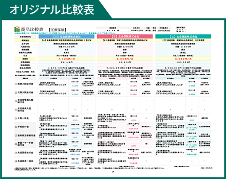 オリジナル比較表